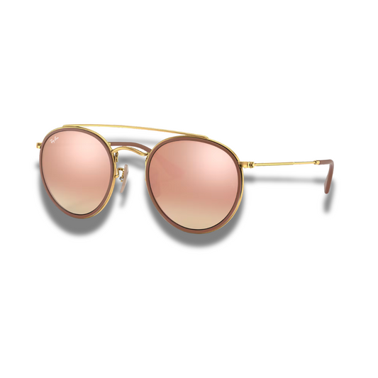 Gafas RB Round Double Bridge Rose Flash
