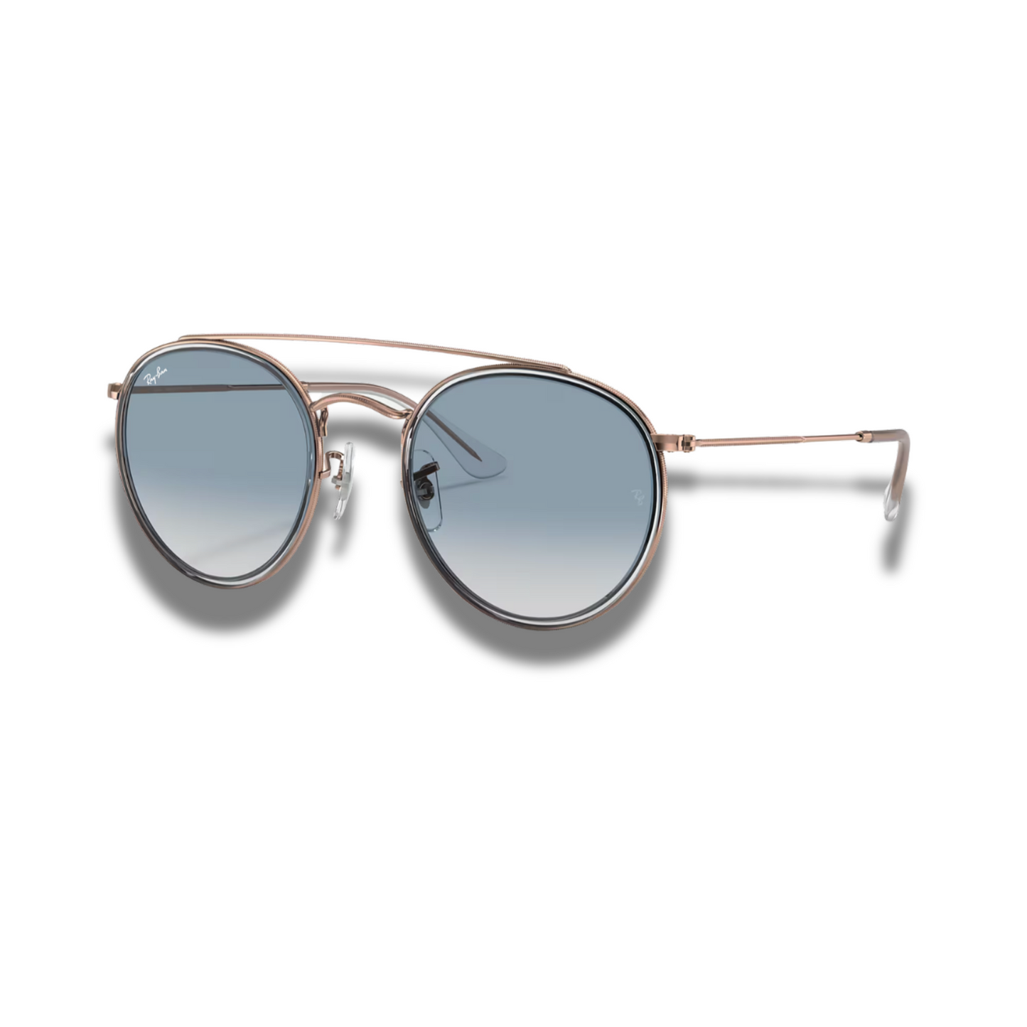Gafas RB Round Double Bridge Light Blue