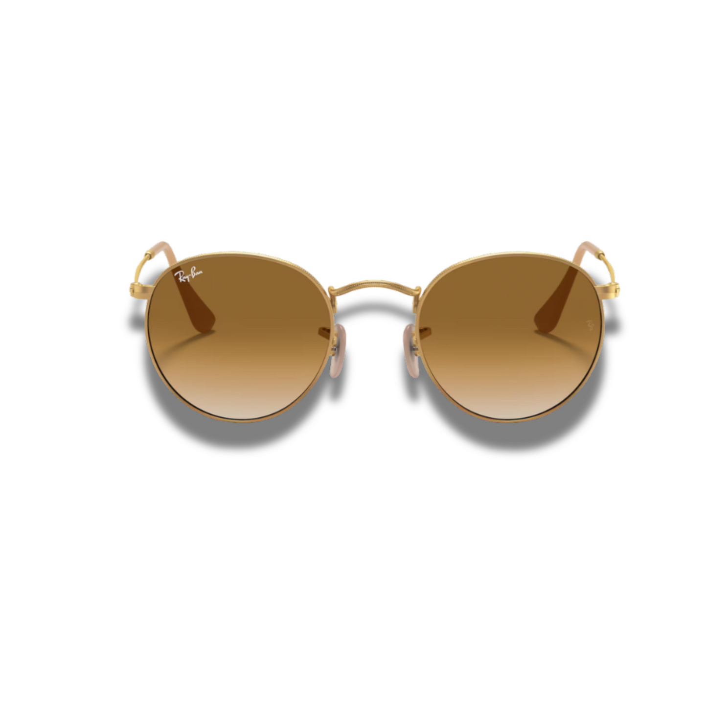 Gafas RB Round Metal Gradient Brown