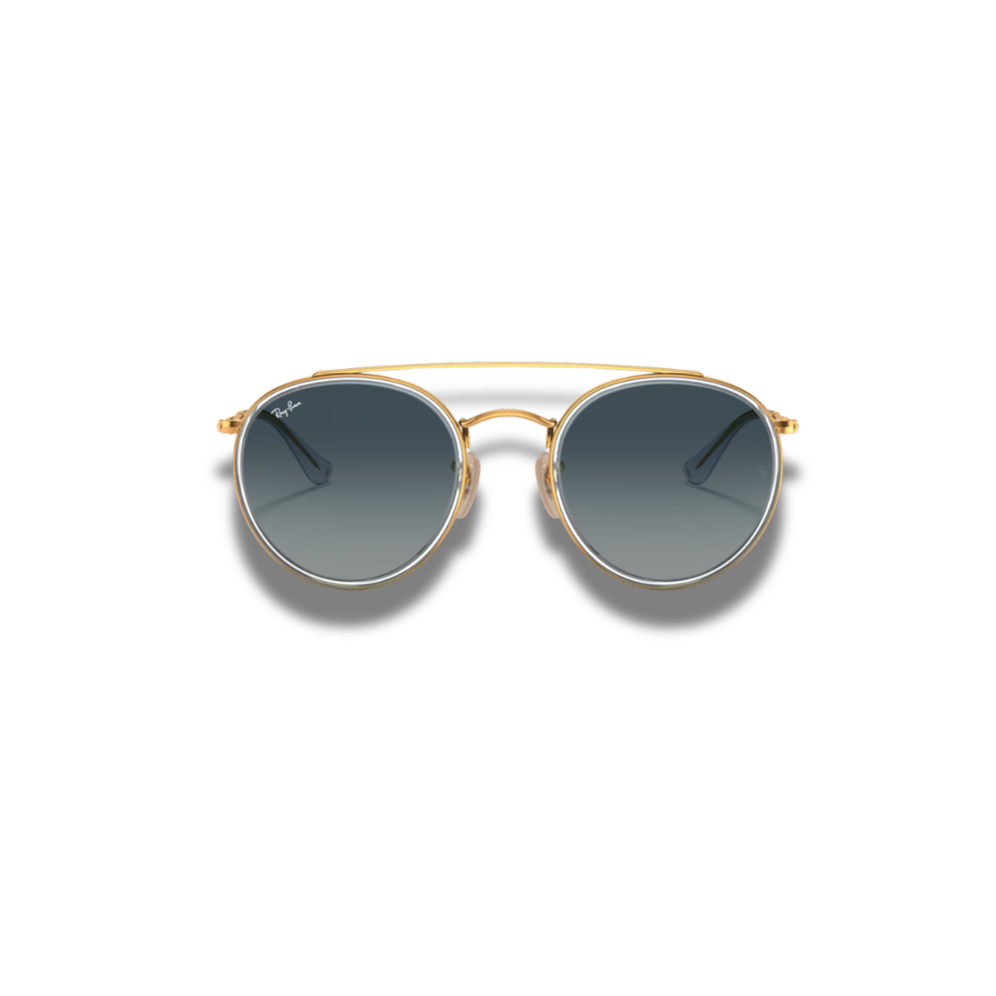 Gafas RB Round Double Bridge Blue