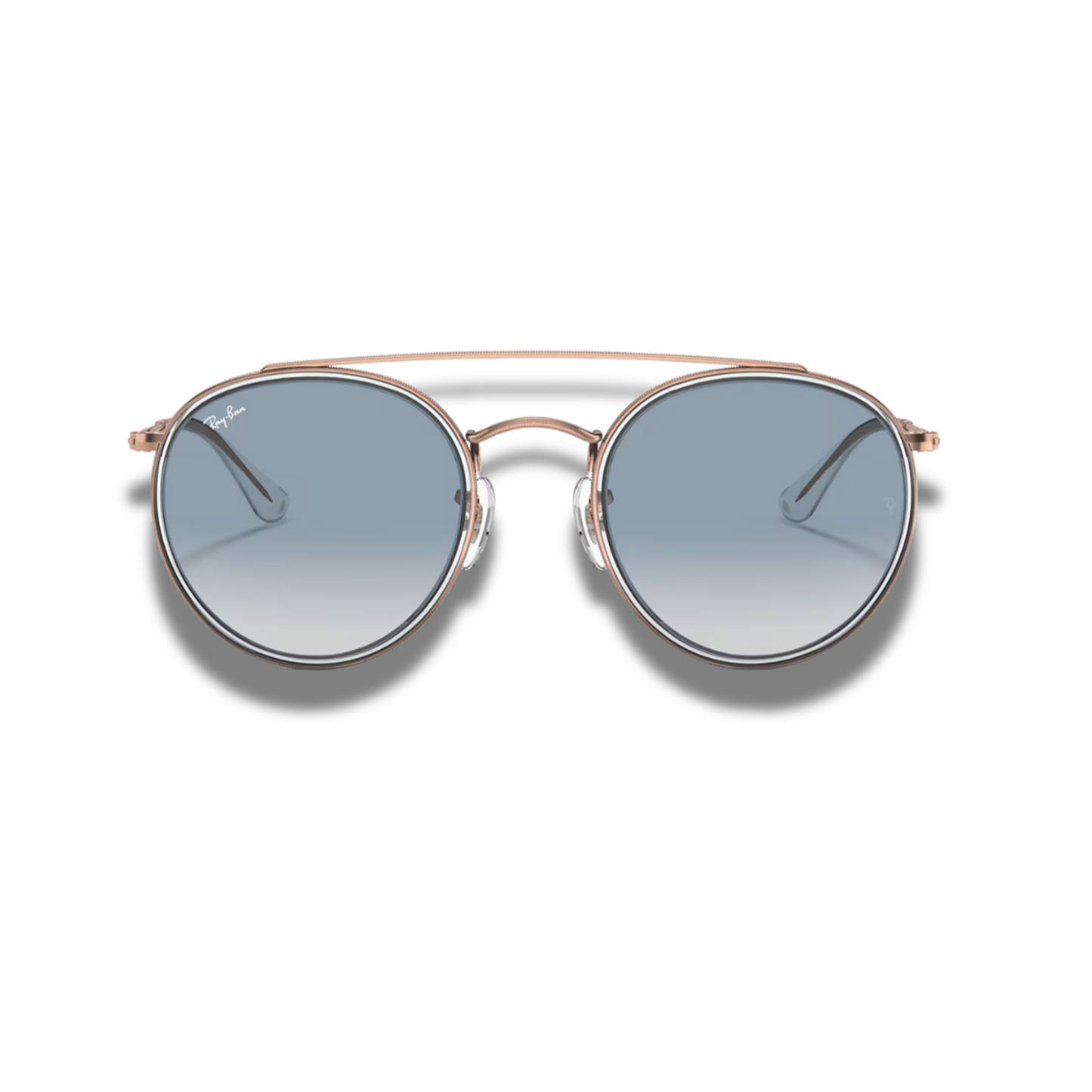 Gafas RB Round Double Bridge Light Blue