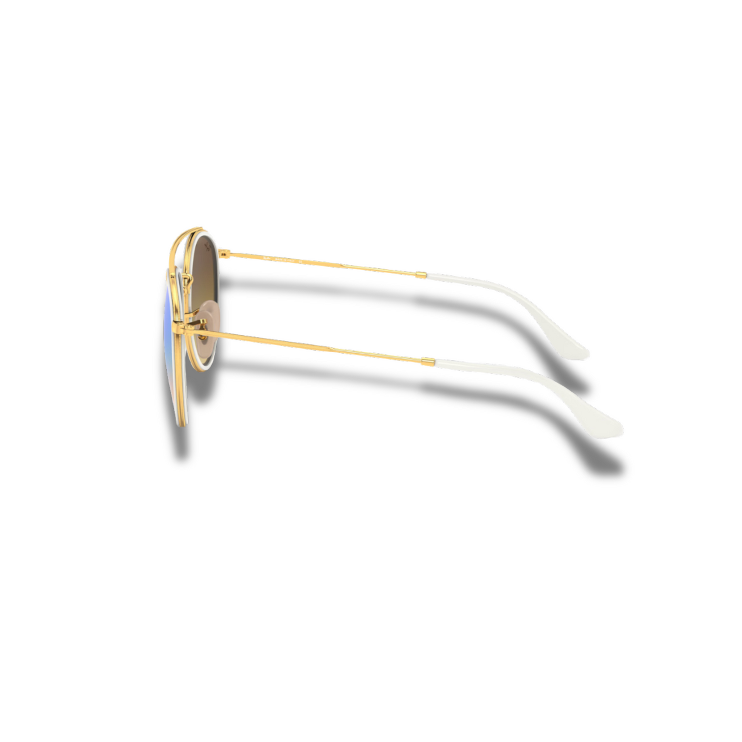 Gafas RB Round Double Bridge Blue Flash