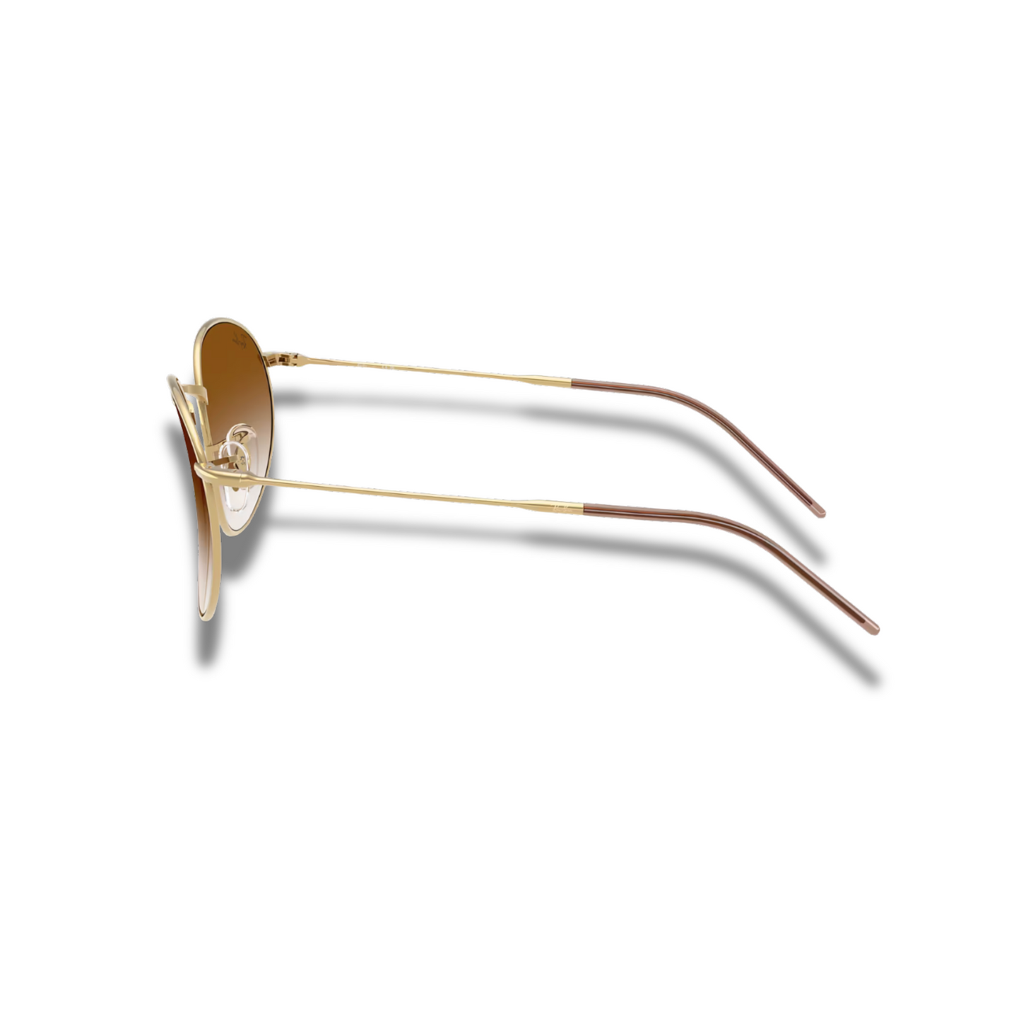 Gafas RB Round Reverse Gradient Brown