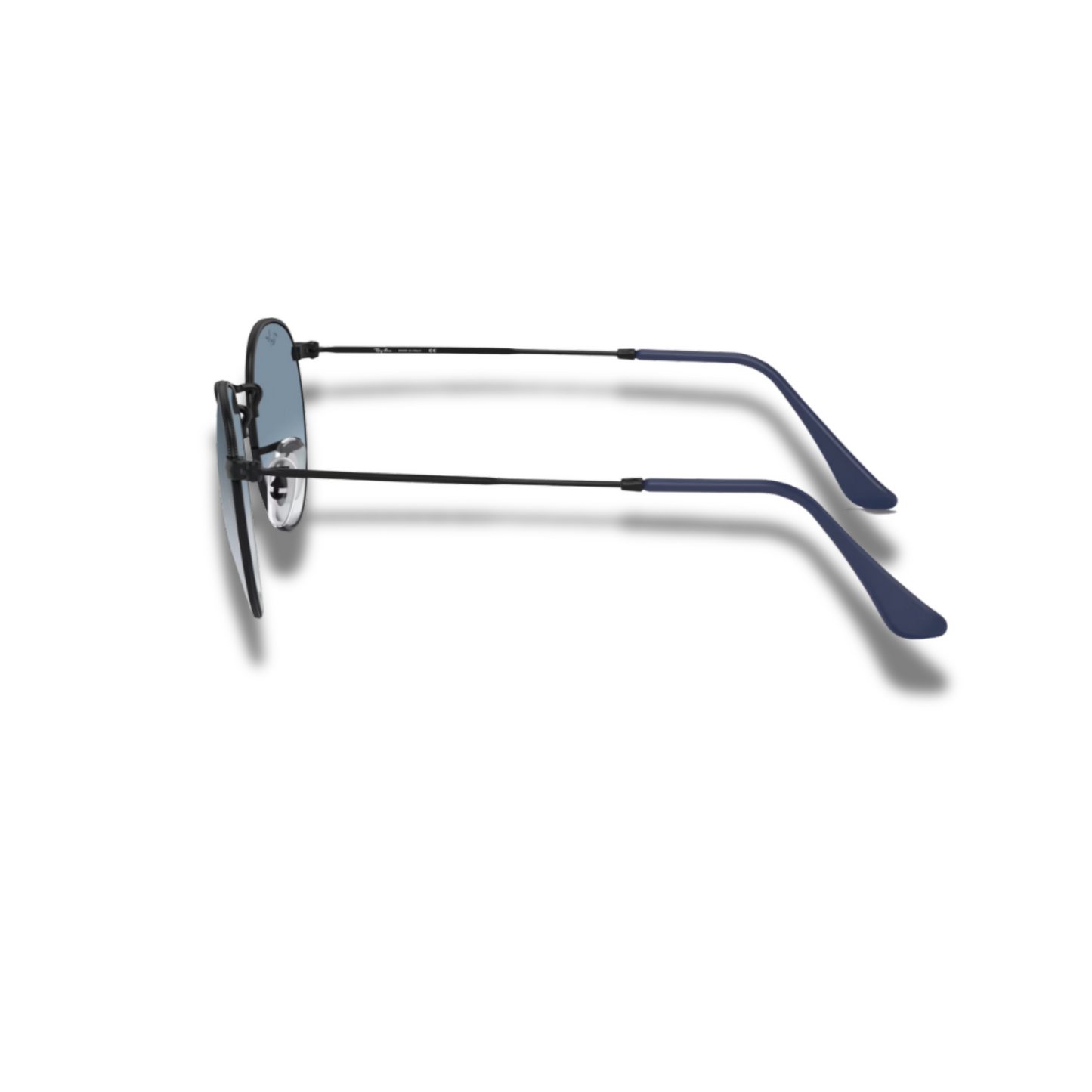 Gafas RB Round Metal Black Blue