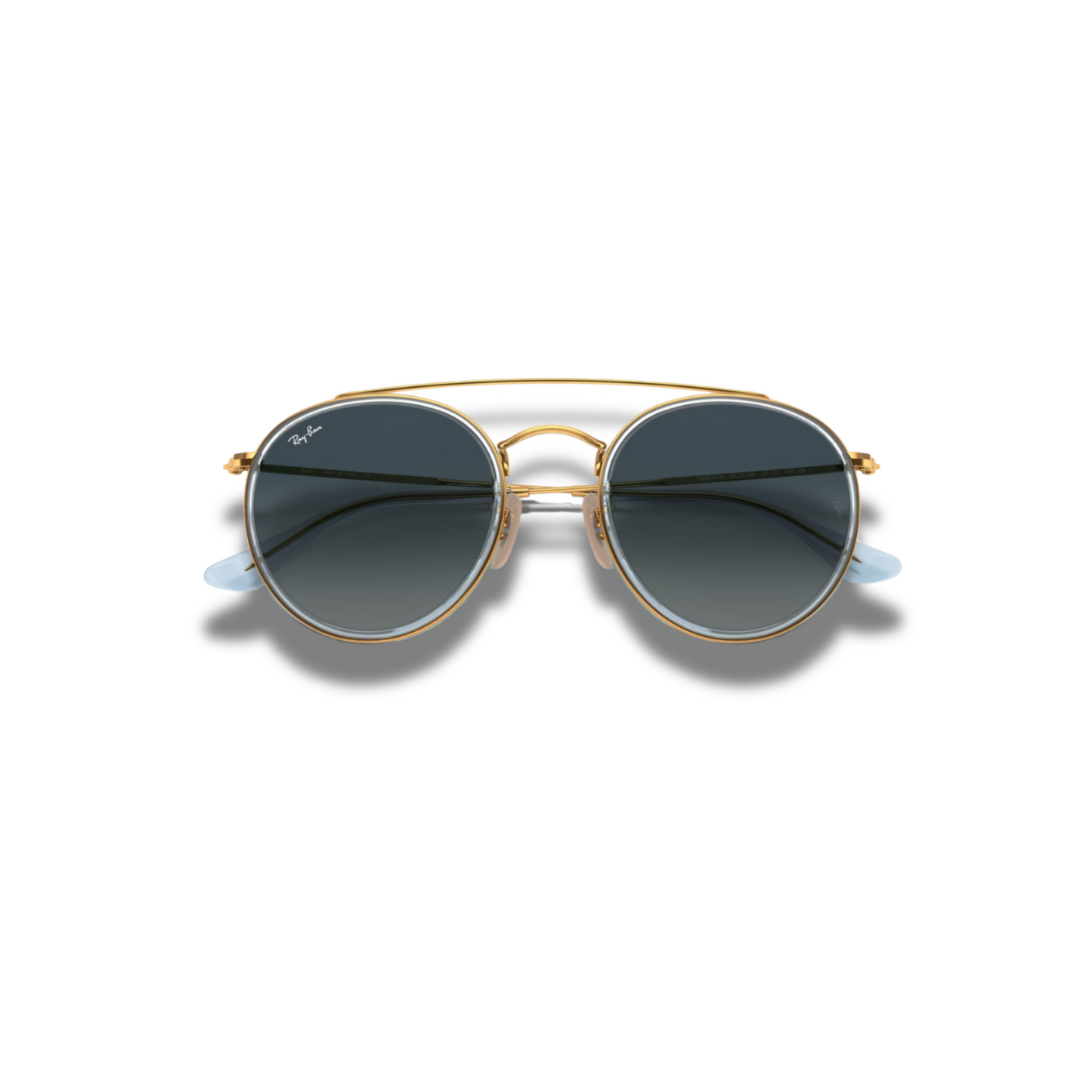 Gafas RB Round Double Bridge Blue