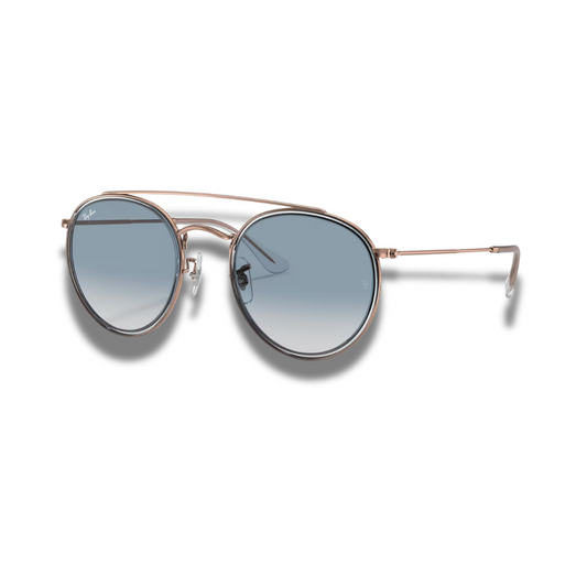 Gafas RB Round Double Bridge Light Blue