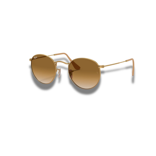 Gafas RB Round Metal Gradient Brown