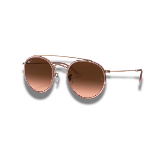 Gafas RB Round Double Bridge Gradient Brown