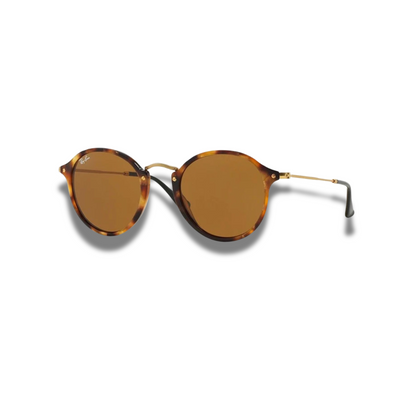 Gafas RB Round Fleck Brown Carey