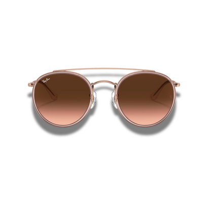 Gafas RB Round Double Bridge Gradient Brown