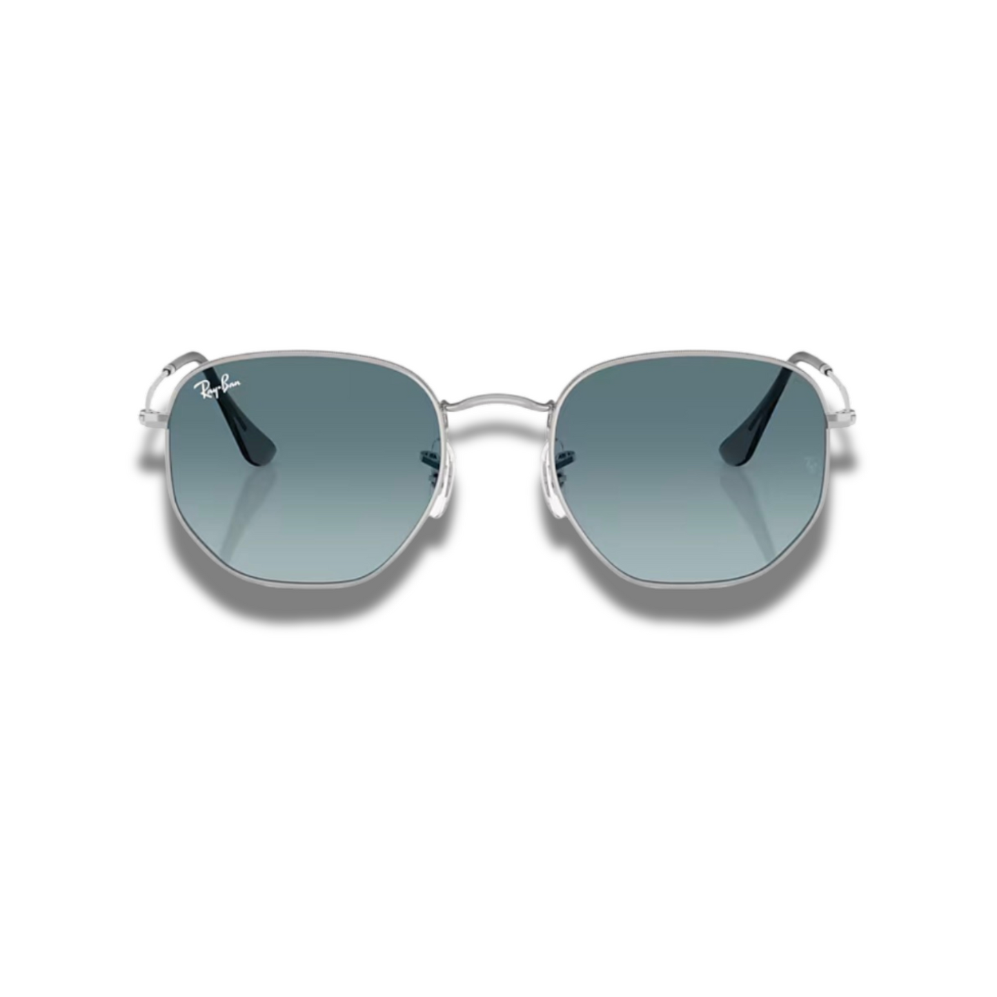 Gafas RB Hexagonal Silver Blue Gradient