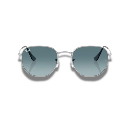 Gafas RB Hexagonal Silver Blue Gradient