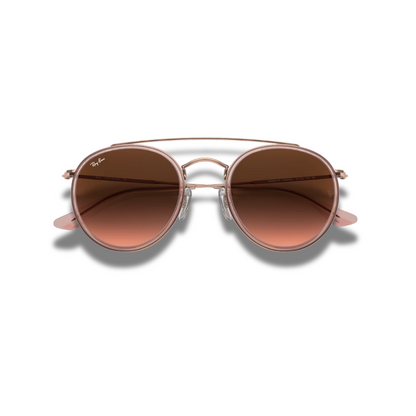 Gafas RB Round Double Bridge Gradient Brown